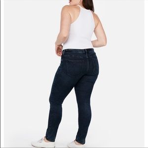 Dark acid wash express jeans